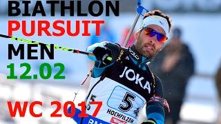 BIATHLON MEN PURSUIT 12.02.2017 World Championships Hochfilzen (Austria)