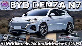 BYD DENZA N7 - 91 kWh Battery, 700 km Range & up to 523 PS!