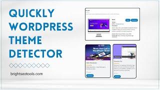 WordPress Theme Detector by Bright SEO Tools: Identify Any Theme