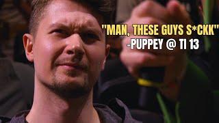 Legendary Puppey does not want to be disturbed and just wants to watch Dota 