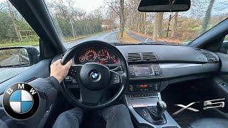 BMW X5 E53 3.0d M57 2006 FACELIFT POV DRIVE, SOUND CHECK, HIGH QUALITY BMW EVER !