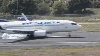 737 Breaks After Too Hard Landing