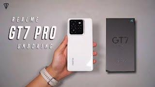 Realme GT7 Pro (Light White) Unboxing & Hands on (Exclusive) | RealmeUI 6