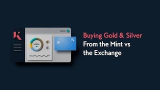 Minting Kinesis Gold & Silver vs Buying From the Exchange