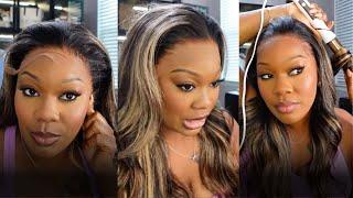 Balayage 13x4 wig EATS DOWN ft Subella hair