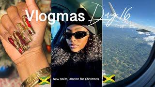 VLOGMAS DAY 16 |  COME WITH ME TO JAMAICA FOR CHRISTMAS! New nails + more | Petite-Sue TV