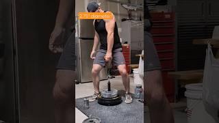 145 x reps Rolling Thunder Grip #forearmworkout #grip #strengthtraining #armlifting #dad