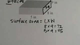 How to find the Surface Area of a Rectangular Prism