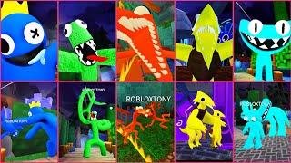 Rainbow friends chapter 1 and 2 3rd person Roblox jumpscares