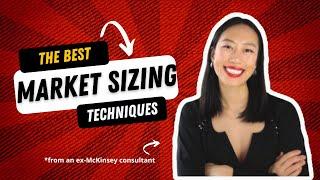 4-step to market size anything in the world in a consulting case interview