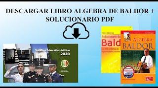 Álgebra de Baldor + solucionario Pdf