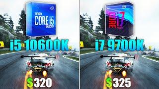 Core i5 10600K vs Core i7 9700K Тестрирование в 10 играх