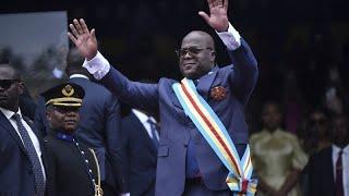 Congo's President Felix Tshisekedi is sworn into office following disputed reelection