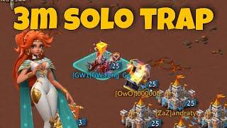 Lords Mobile - I met immortal solo trap with 2m troops. Solo and rally reports