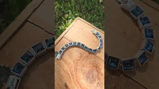 FANCY KENNETH JAY LANE BLUE STONE BRACELET!