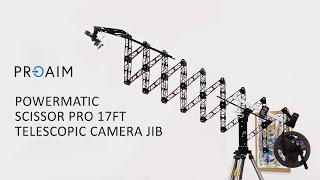 Proaim Powermatic Scissor Pro 17ft Telescopic Camera Jib Crane w Dampening & Speed Control I Review