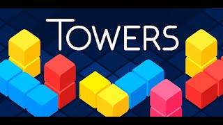 Towers: Relaxing Puzzle - мобильная игра - головоломка. Gameplay с озвучкой (iOS, Android)