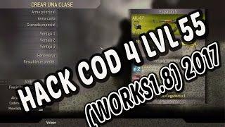 CALL OF DUTY 4 :NEW!!LEVEL 55 HACK & ALL WEAPONS UNLOCKED! (1.8 WORKS!!!)