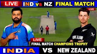 Live: IND vs NZ, Final Match | Live Scores & Commentary | India vs New Zealand | Last 32 Overs