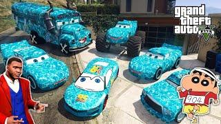 Shinchan Became Riches Persian in GTA 5 | Shinchan Stolen Purple Liquean McQueen Car in GTA5 [Hindi]