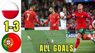 RONALDO GOAL! Poland 1-3 Portugal Extended Highlights Bernardo Silva Goal