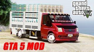 Gta 5 FORD TRANSİT AÇIK KASA SEBZECİ MODU!!! Ekip