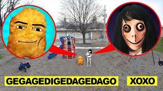 DRONE CATCHES GEGAGEDIGEDAGEDAGO and XOXO IN REAL LIFE!!