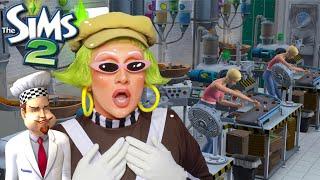 I made a chocolate factory in the Sims 2