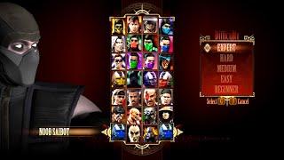 Mortal Kombat 9 - NOOB SAIBOT UMK3 MK1 MOD - NEW Expert Arcade Ladder Gameplay