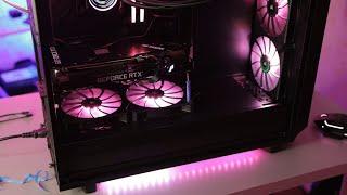 Адресная RGB светодиодная лента для ПК с CORSAIR iCUE / светодиодная RGB подсветка компьютера