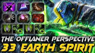 33 Earth Spirit The Offlaner - Dota 2 Pro Gameplay 7.35D Patch