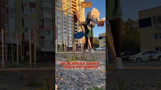 I'm learning to do somersaults from a swing #shorts