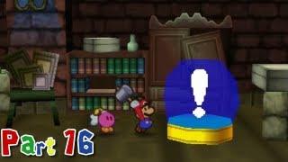 [16] Let's Play Low HP Paper Mario - Mario's Mansion