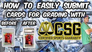 How to Easily Submit Cards For Grading with CSG!