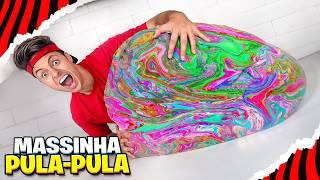 TESTANDO A MASSINHA QUE PULA!