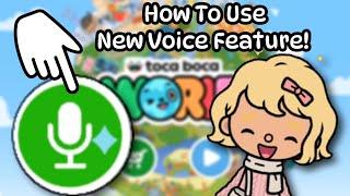 HOW TO USE & FIX TALKING FEATURE in Toca Boca! (Plus a Little RP)