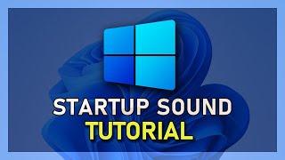 Windows 11 - How To Enable or Disable Startup Sound