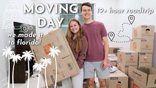 MOVING DAY: moving into my new florida apartment & 19+ hour roadtrip from ohio