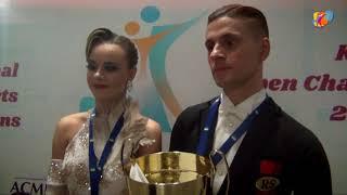 Alexey Glukhov and Anastasia Glazunova | 2020 World Open Kyiv Standard Winners INTW