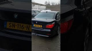 bmw e60 545i 2004 N62 engine running eisenmann exhaust