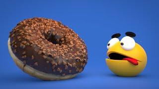 Pacman VS Big Donut (Packy #1)