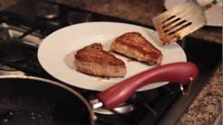 Chef Patrick's Dish - Pan Seared Tuna with Mango Avocado Salsa