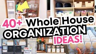 40+ Genius Organization Ideas for Your Whole House