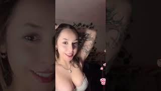 Hot Turkish Girl NUR with bra on Bigo Live