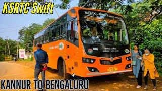 KANNUR TO BANGALORE BUS JOURNEY | KSRTC-SWIFT DELUXE AIR BUS | Brahmagiri Wildlife Sanctuary 