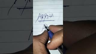 one like for ️️ Arpita name brand logo #viral #art #trending #brand #logo #arpita #youtubeshorts