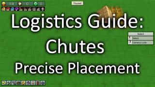 Factory Town Logistics Guide: Chutes - Precise Placement