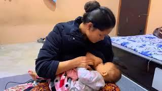 [4K] Breastfeeding with Srijana shahi | Tips & Breast Pump Tutorial | Pump With Me