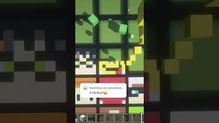 Smiley pixel art #minecraft