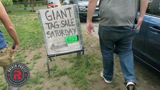 Garage Sale Ride Along | Overpriced Sellers, Redwing Boots, Pokemon Score!